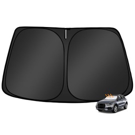 Mekdghro Custom Fit Windshield Sun Shade for Dodge Charger 2006-2010, Foldable, Easy to Install & Store, Full Coverage, 210T Reflective Fabric, Blocks 99% of UV Rays