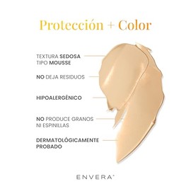 ENVERA - Protector Solar Con Color Oil Control Light SPF 50+ | Bloqueador Solar Facial Con Color Piel Grasa | Protector Solar Facial Oil...