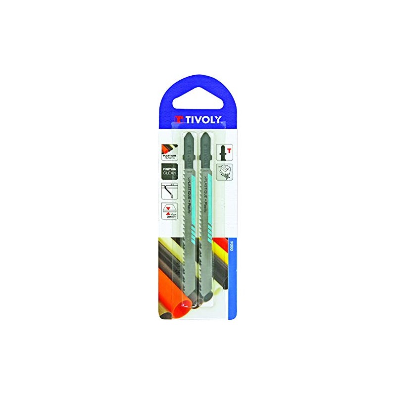 Tivoly xt505520004 Jigsaw Blades (Pack of 2 Bosch Plastic