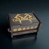 Dice Box - BLACK - 6x4x3 Also holds jewelry and