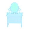 1:12 Scale Dollhouse Toilet Table High Simulation Wooden Miniature Dressing