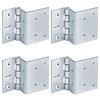 GBGS 4 Pcs 4" Offset Door Hinges,4 mm Thick Heavy