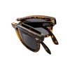 LAGO TERRA Wayfolder Folding Polarized Sunglasses - Tortoiseshell