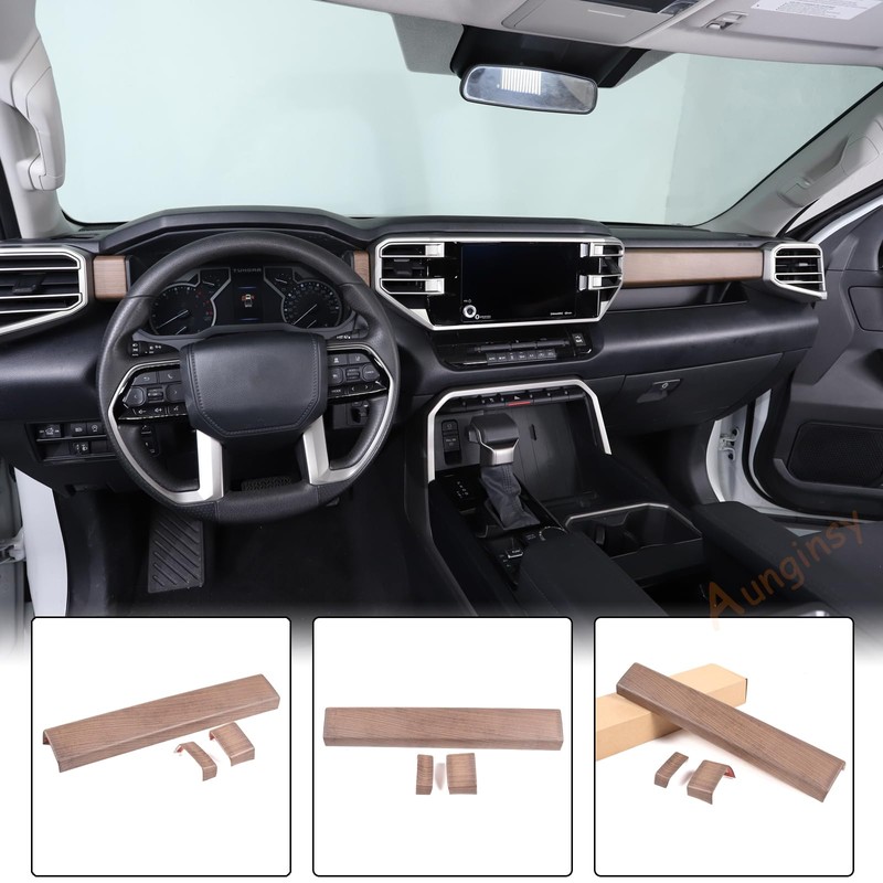Aunginsy Central Control Dashboard Panel Strips Trim Compatible with Toyota