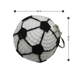 LINAN Soccer Ball Keychain, Sports Charm Keyring Accessory, Gag gift soccer Ball, Back to School gift, Gaggift, Gift for Him