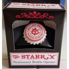 Wall Mount Bottle Opener Mirco Brew- Stone, Ballast Point, 33 degrees, Karl Strauss, Bear Republic, Deschutes (Black Opener, Ballast Point)