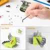 LIHAO 8x Allen Key Set Torx Key Angle Keys Star
