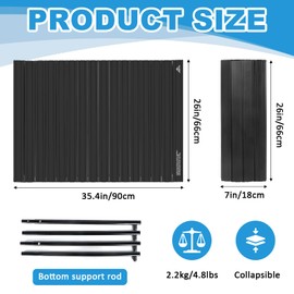 Aluminum Alloy Steel Collapsible Board Desktop for Garden Cart, Foldable Wagon(Garden Cart not Included)