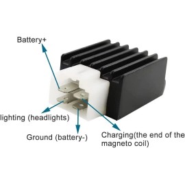 FANCY SCOOTERS Massimo GKM 125. Mini Jeep-125, GoKart Voltage Regulator Rectifier
