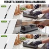 5-in-1 Electric Knife Sharpener for All Knives – Diamond Abrasive