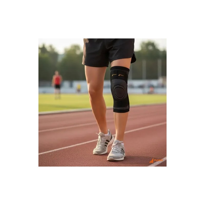 Rodillera Deportiva de Compresión Hyperz con Correas Ajustables para Hombre