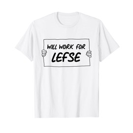 Funny Lefse Norwegian Food Lover Scandinavian Heritage T-Shirt