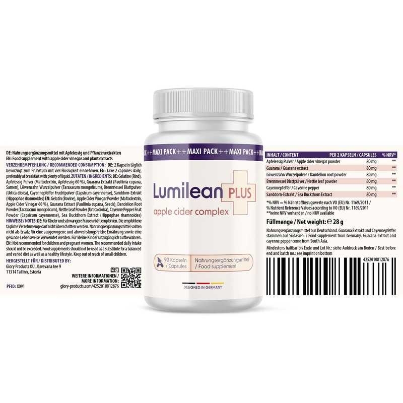 Lumilean Plus Capsules - Maxi Pack | Your Reliable Partner