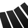 6pcs Window Pillar Post Trim Anti Scratch Glossy Black B