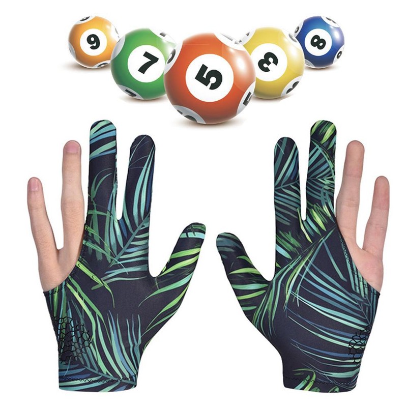 Breathable Billiard Gloves for Left Hand 3 Fingers Cue Gloves