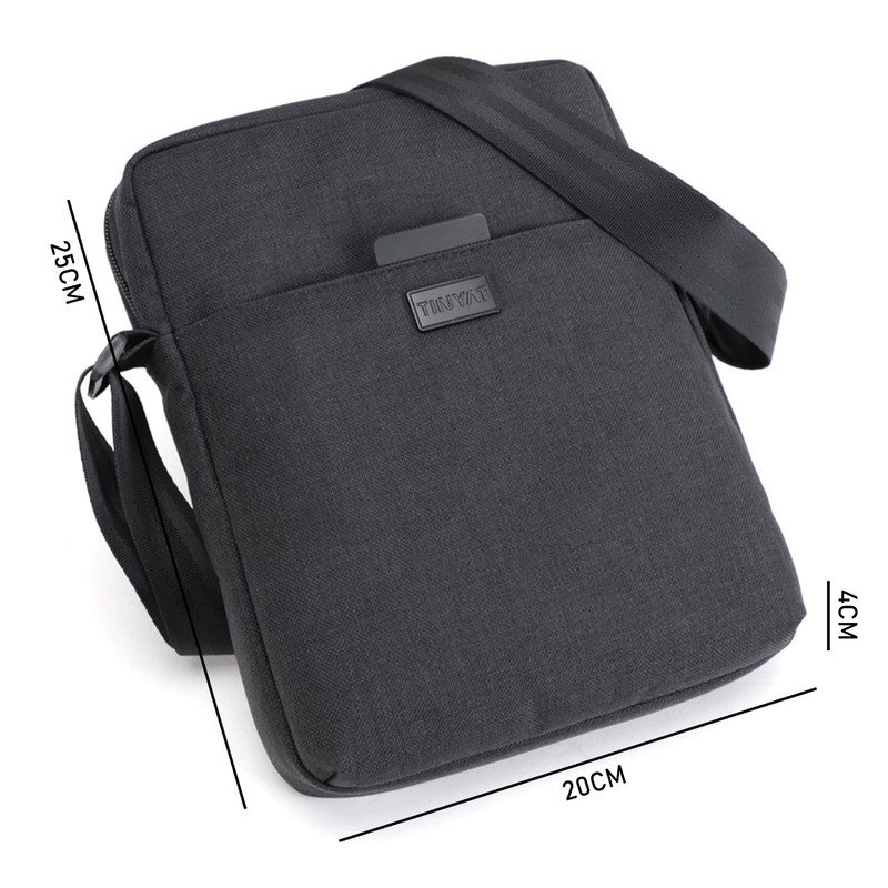 GVSAVY 1 Man's One Shoulder Satchel, Adjustable Shoulder Strap, Multi