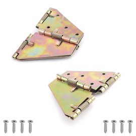 MroMax Drop Leaf Table Hinge Support, 4.5" Folding Table Hinge, Bronze Flap-Top Hinges for Drop Leaf Table 2Pcs