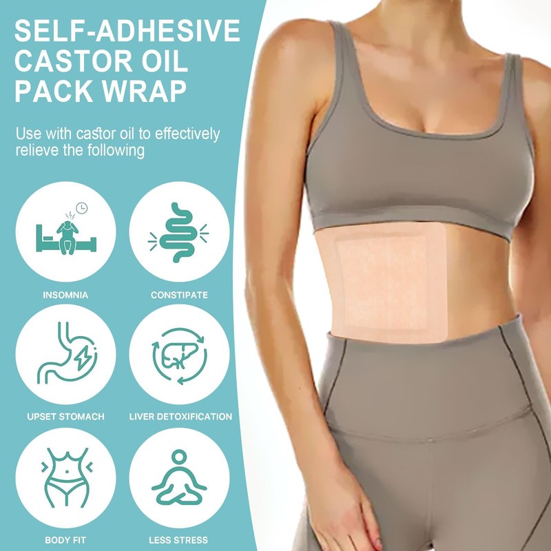 Pack of 10 Castor Oil Pack