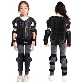Reomoto Kids Full Body Protector Youth Dirt Bike Gear for Motorcycle Cycling Skiing Motorbike Riding Bike Vest with Knee Elbow Protectors