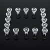 16PCS 25mm Diamond Shape Acrylic Knobs Furniture Drawer Cabinet Cupboard