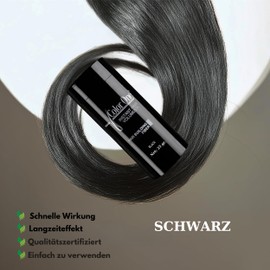 Scattered Hair for Thin Hair, Naturally Water Resistant for Men and Women, Hair Fibres for Instant Hair Thickening, Hair Loss Lamination, Hair Powder, Root Powder (Single Pack, Black)