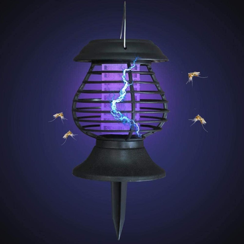 Mosquito Killer Solar LED Lamp Dual Mode Outdoor Waterproof Garden