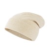 Lallier 100% Pure Cashmere Ribbed Cuffed Hat Warm Soft with