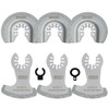 XXGO 6 Pcs Diamond Oscillating Multi Tool Saw Blades for
