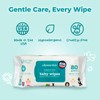 WipeEssentials Baby Wipes, Unscented Hypoallergenic Wet Wipes for Sensitive Skin,