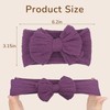 Dresyu Baby Bows Headbands Soft Stretchy Baby Girl Nylon Headband