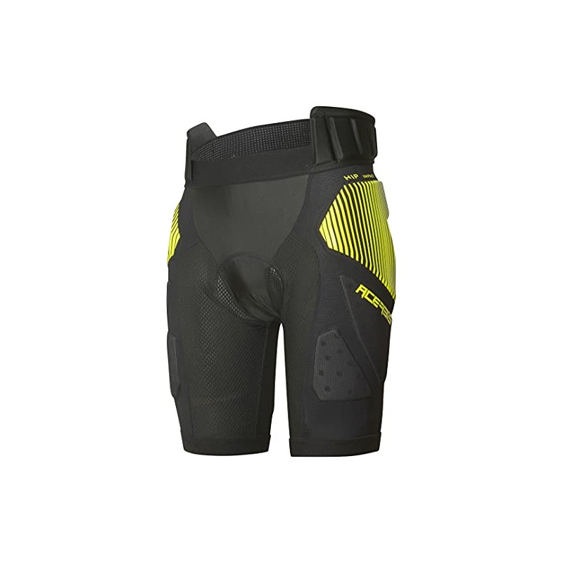 Acerbis Soft Rush Protector Shorts Black/Yellow, black