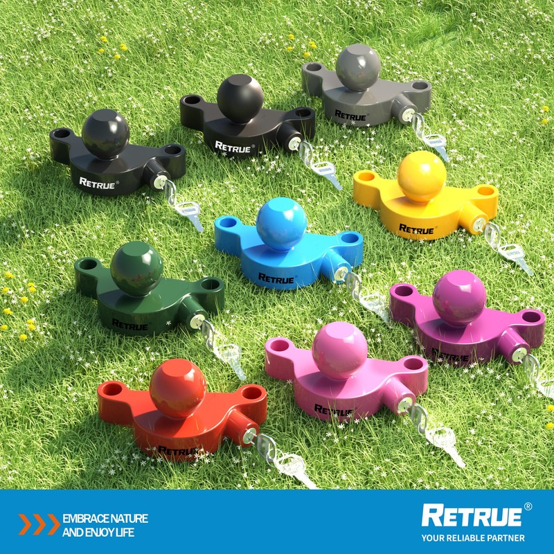 RETRUE Universal Coupler Lock Trailer Locks Ball Hitch Trailer Hitch
