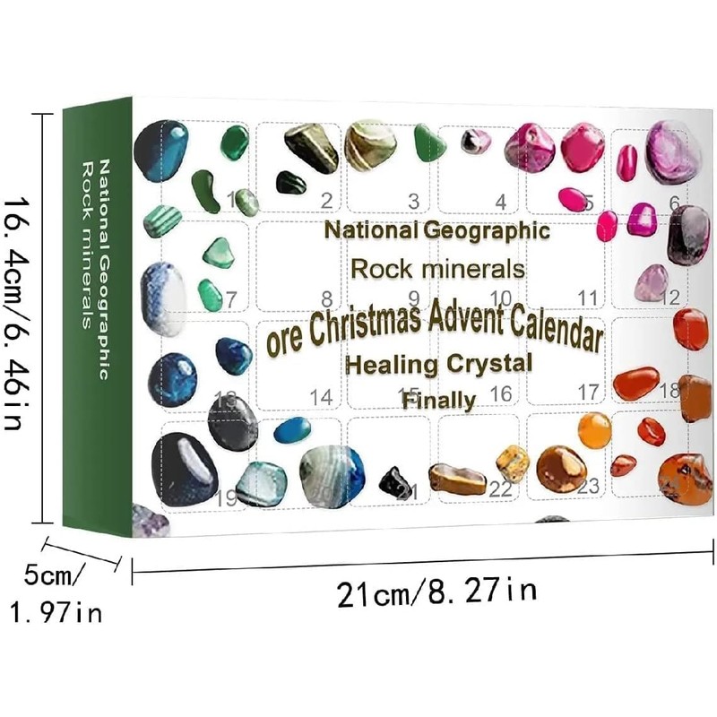 2024 Christmas Advent Calendar - Rocks Crystal Advent Calendar |