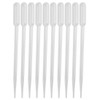 Yesallwas 10ml 20pcs Plastic Pipette Disposable Graduated Dropper for Gardening