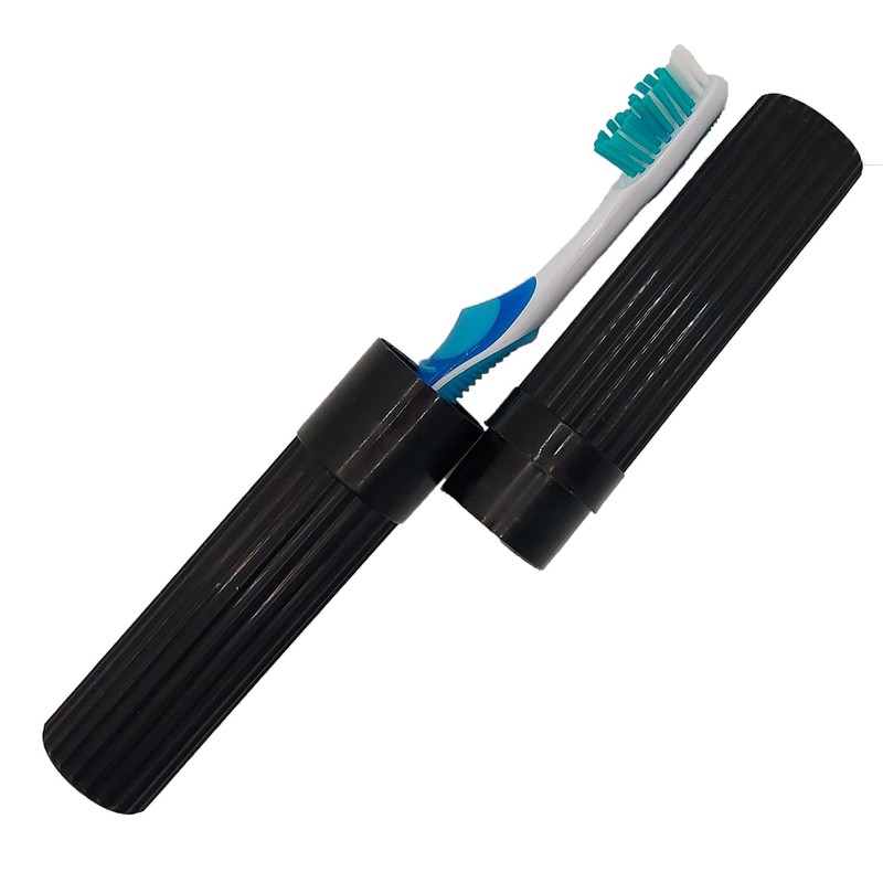 American Comb Toothbrush Holder - Black, Made in USA, with