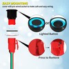Joinfworld 20A 12V Push Button Switch Latching 19MM Pushbutton Switch