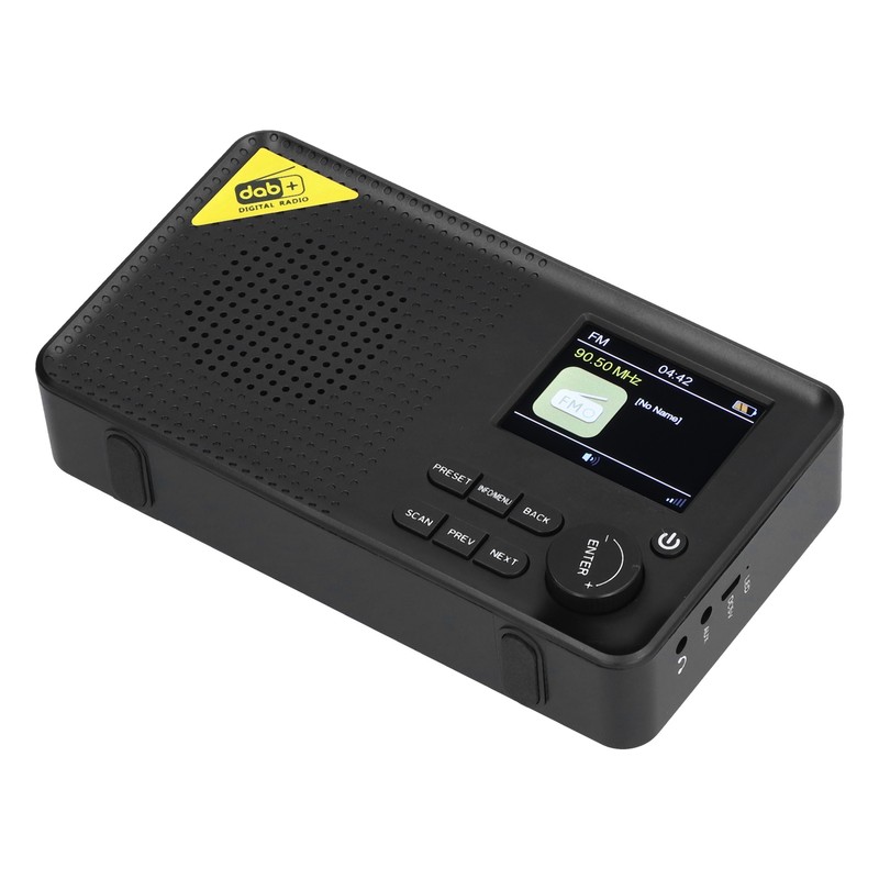 Portable Home DAB+ Digital Radio DAB Radio Lightweight Rechargeable Home