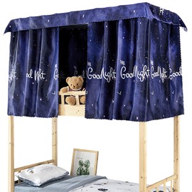 Bed Curtain, Bunk Bed Tent Curtain, Blackout Curtains, Mosquito Net, Bunk Bed, Sleeping Tent, Mid-Sleeper Bed, Tent Curtain, Cloth, Dustproof Mosquito for Student Home, Children's Room, Children's Bed