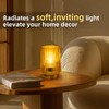 MJ PREMIER Cordless Lamps Rechargeable Glass Table Lamp Portable Dimmable