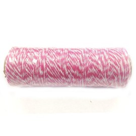 Wrapables Cotton Baker's Twine 4ply 110 Yard, Hot Pink