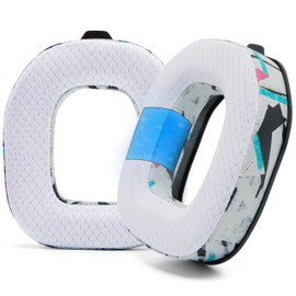 A50 WC Freeze A50 - Cooling Gel Replacement Earpads for Astro A50 Gen 4 and Astro A50X Only, Made by Wicked Cushions, Improved Durability, Thickness and Sound Isolation | 90's White