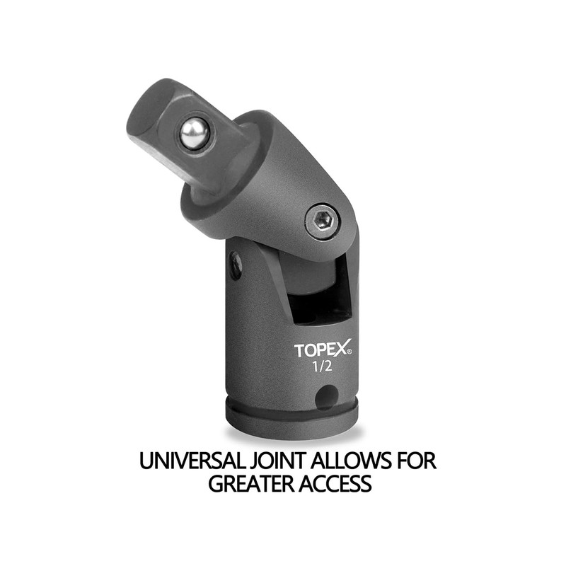 TOPEX 7-Piece Socket Adapter Set 1/4" 3/8" And 1/2" Universal