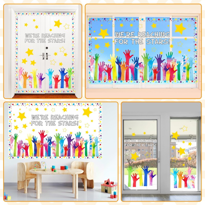 Back to School Bulletin Board Set Reach for the Stars