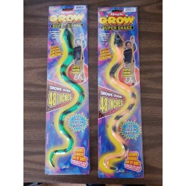 Unbranded Magic Grow Super Snake (2 Pack) Grows Over 48 Inches!