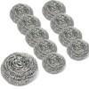 Stainless Steel Scourer,Cleaning Scrub Sponges, Heavy Duty Dishwashing Scouring Pad