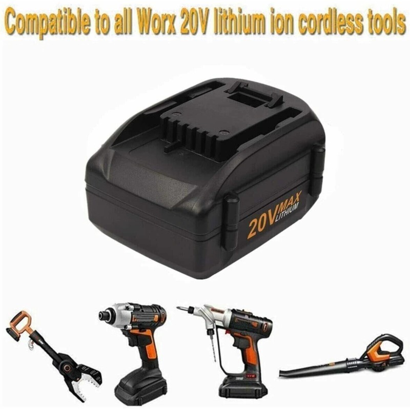 WORX 2pack For WORX 20V MAX Extend Lithium Battery 20