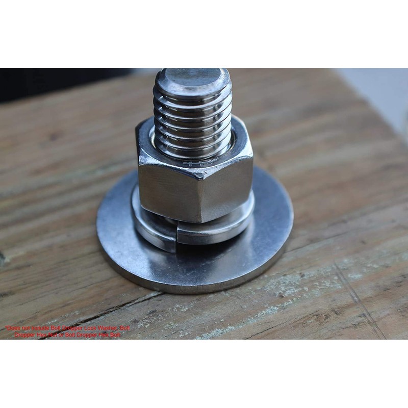 M10 Flat Penny Washer Stainless Steel A2 (Pack of 10)