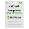 Cricket Wireless BYOD SIM Card Kit 5G, 5G+, 4G, LTE