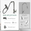 Kitchen Faucet 4 Modes, Pull Down Sprayer 360°, Modern Design,