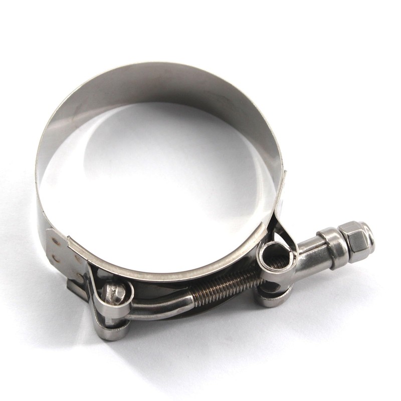 70-78mm 304 Stainless Steel T Bolt Hose Clamp Heavy Duty